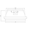 Assieme cestello braciere per stufe a pellet BRA_165X106
