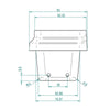 Assieme cestello braciere per stufe a pellet BRA_113X93