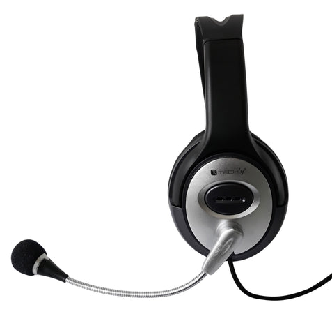 Cuffia Stereo con Microfono e Controllo Volume