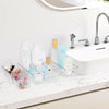 Kit 25 pezzi Organizer per Cassetti Casa Ufficio in Plastica Trasparente