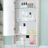 Kit 25 pezzi Organizer per Cassetti Casa Ufficio in Plastica Trasparente
