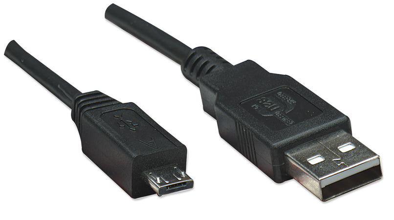 Cavo USB 2.0 A maschio/Micro A maschio 1.8 m Nero