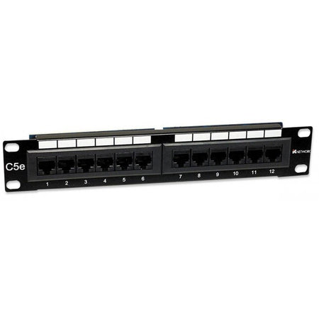 Pannello Patch 12 Porte, 10'', 1U, CAT5E UTP