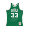 MITCHELL & NESS Canotta Basket Uomo Nba Swingman Jersey Hardwood Classics No 33 Larry Bird 1985-86 Boscel Road Original Team Colors da uomo