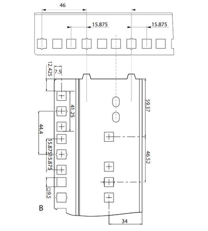 Staffe Montanti per Armadi I-CASE EP-2060BKT e I-CASE EP-2060GT