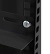 Coppia staffe a L Laterale per Rack 19'' a Muro Prof. 600mm Nero