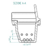 Assieme cestello braciere per stufe a pellet BRA_136X92