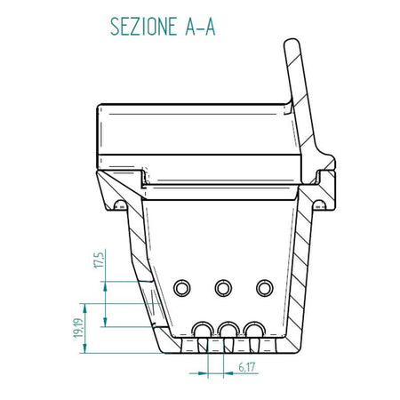Assieme cestello braciere per stufe a pellet BRA_136X92