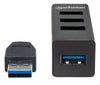 Hub USB 3.0/2.0 Combo 4 porte Nero