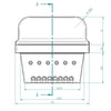 Assieme cestello braciere per stufe a pellet BRA_136X92