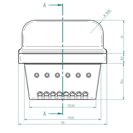 Assieme cestello braciere per stufe a pellet BRA_136X92