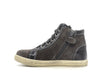 NERO GIARDINI Sneakers alta bambina carbone antra