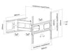 Supporto a Muro Universale per TV 37-70'' Full-Motion