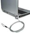 Cavo di Sicurezza in Acciaio con Lucchetto per Notebook e due Chiavi