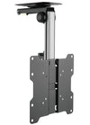 Staffa TV da Soffitto Dritto e Inclinato per TV LED/LCD 17''-37'' Nero