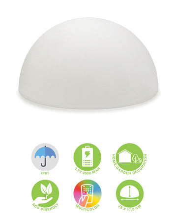 Lampada LED Multicolore a Mezza Sfera