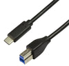 Cavo SuperSpeed USB-C&trade Maschio/USB-B Maschio 2m Nero