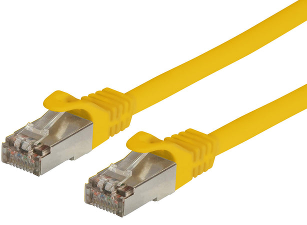 Cavo di Rete Patch in Rame Cat. 6A SFTP LSZH 5 m Giallo