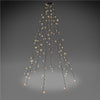 Catena Luminosa 200 Luci LED IP44 Bianco Caldo per Albero con Anello
