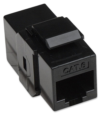 Accoppiatore Keystone RJ45 F/F Cat.6 UTP Nero