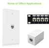 Frutto Keystone RJ45 Cat.6 UTP IDC 90° Bianco