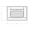 Assieme cestello braciere per stufe a pellet BRA_136X92