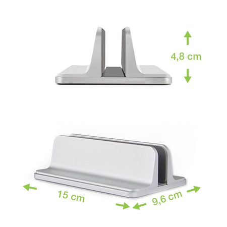 Supporto Verticale per Notebook in Alluminio