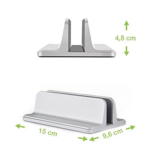 Supporto Verticale per Notebook in Alluminio