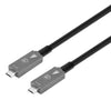 Cavo Ottico Attivo Dati e Video USB 3.2 Gen 2 USB-C&trade M/M Fibra Ottica 4K 7,5 m