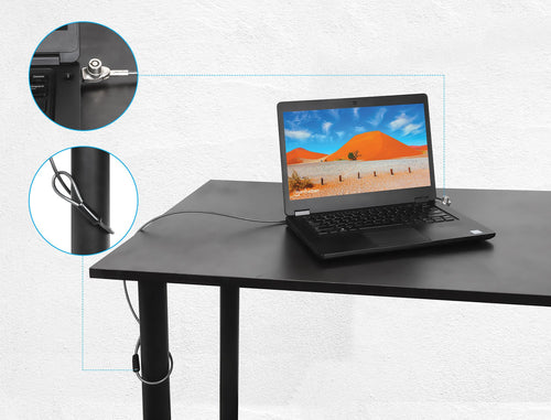 Lucchetto di Sicurezza per Notebook con Chiave per Slot Nano