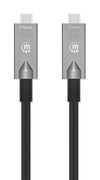 Cavo Ottico Attivo Dati e Video USB 3.2 Gen 2 USB-C&trade M/M Fibra Ottica 4K 10 m