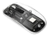 Mouse Ottico Wireless 800-1600 dpi con Micro Ricevitore USB Nero Trasparente