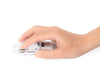 Mouse Ottico Wireless 800-1600 dpi con Micro Ricevitore USB Bianco Trasparente