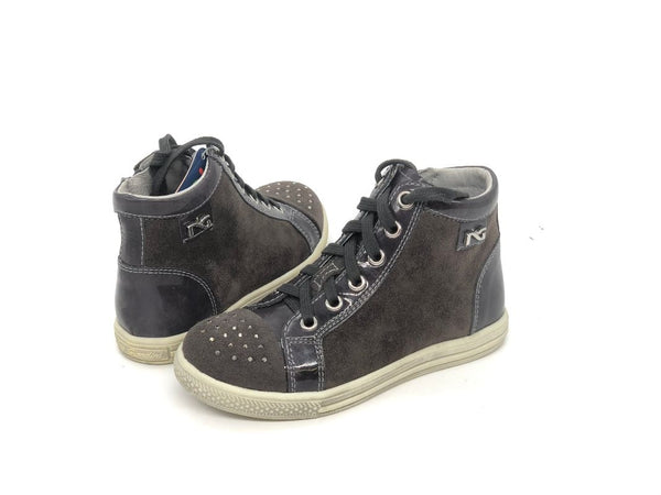 NERO GIARDINI Sneakers alta bambina carbone antra