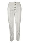 Dondup Pantaloni Bianco da donna