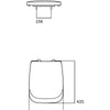 Ideal Standard - T637801 Copriwater Conca Bianco ORIGINALE