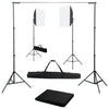 Kit per Studio Fotografico con Luci Softbox e Fondale