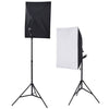 Set Completo per Studio Fotografico con Softbox Fondali Multicolore e Riflettori
