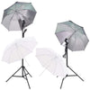 Kit Completo Studio Fotografico con Luci Softbox Ombrelli Fondali e Riflettori