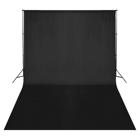 Kit Luci Softbox con Fondale Nero e Riflettore per Studio Fotografico