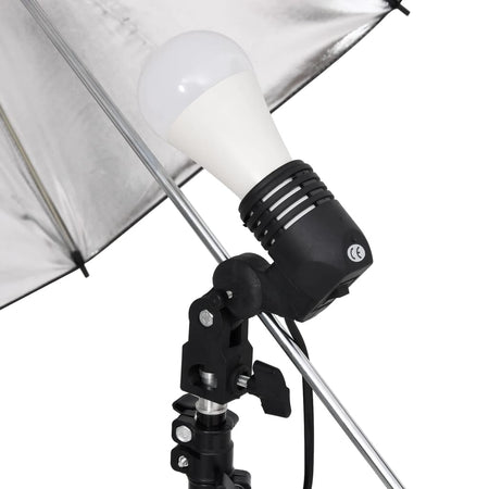 Kit Luci Softbox con Fondale Bianco e Riflettore per Studio Fotografico