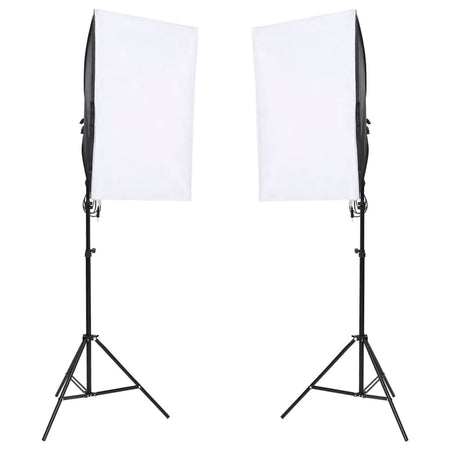Kit per Studio Fotografico con Set di Luci e Fondale