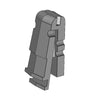 Elemento curvo 45° per braciere modulare FV_BRA_1C