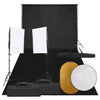 Set Luci Softbox con Fondale e Riflettore per Studio Fotografico Professionale
