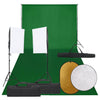 Set Luci Softbox con Fondale e Riflettore per Studio Fotografico Professionale