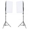 Kit per Studio Fotografico con Set di Luci e Fondale