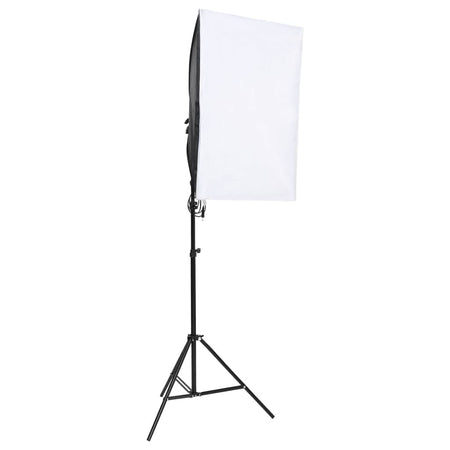 Set Luci Softbox con Fondale e Riflettore per Studio Fotografico Professionale