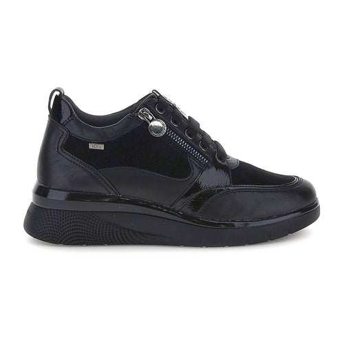 Stonefly sneakers donna Cleryn 16 pelle e camoscio nero 221685