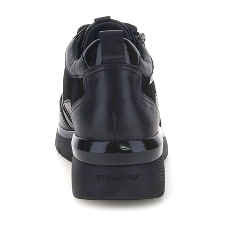 Stonefly sneakers donna Cleryn 16 pelle e camoscio nero 221685