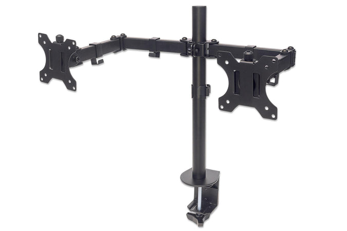 Supporto da Scrivania per 2 Monitor 13-32'' con Morsetto